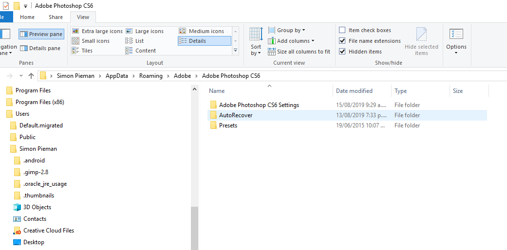 Solved: Re: Opening PS CS6 Preferences causing BSOD crash